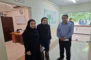 بازدید رئیس و معاون تحصیلات تکمیلی دانشکده از سایت دانشجویان دکتری